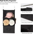 GRANNY SAYS 6-Shelf Hanging Closet Organizers and Storage, Separable to 2 Pack 3-Shelf Closet Hanging Organizer with 3 Drawer