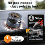 Car Phone Holder, 360°Adjustable Magnetic Phone Holder for Car, Foldable Suction Cup Phone Mount, Phone Holders for Your Car for iPhone 17/16/15/14/13/12 Series