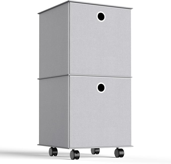 YOHOM Rolling Drawer Organizer Portable Closets Wardrobe Storage Folding Clothes Drawer Organizers for Living Room, Office, K