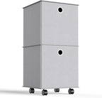 YOHOM Rolling Drawer Organizer Portable Closets Wardrobe Storage Folding Clothes Drawer Organizers for Living Room, Office, K