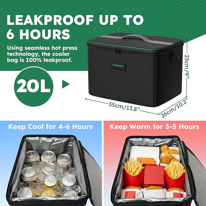 112L Large Capacity Car Trunk Organizer with 20L Insulated Fresh-Keeping Bag, Heavy-Duty 600D Waterproof Oxford Collapsible