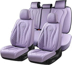 Coverado Car Seat Covers Full Set, Purple Seat Covers, Automotive Car Seat Cover, Car Seat Cushion, Car Seat Covers Front Sea