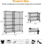 AWTATOS Closet Organizer 6 Cube Storage Shelves Portable Closet Clothes Organizers and Storage Stackable Cubby Shelving for C