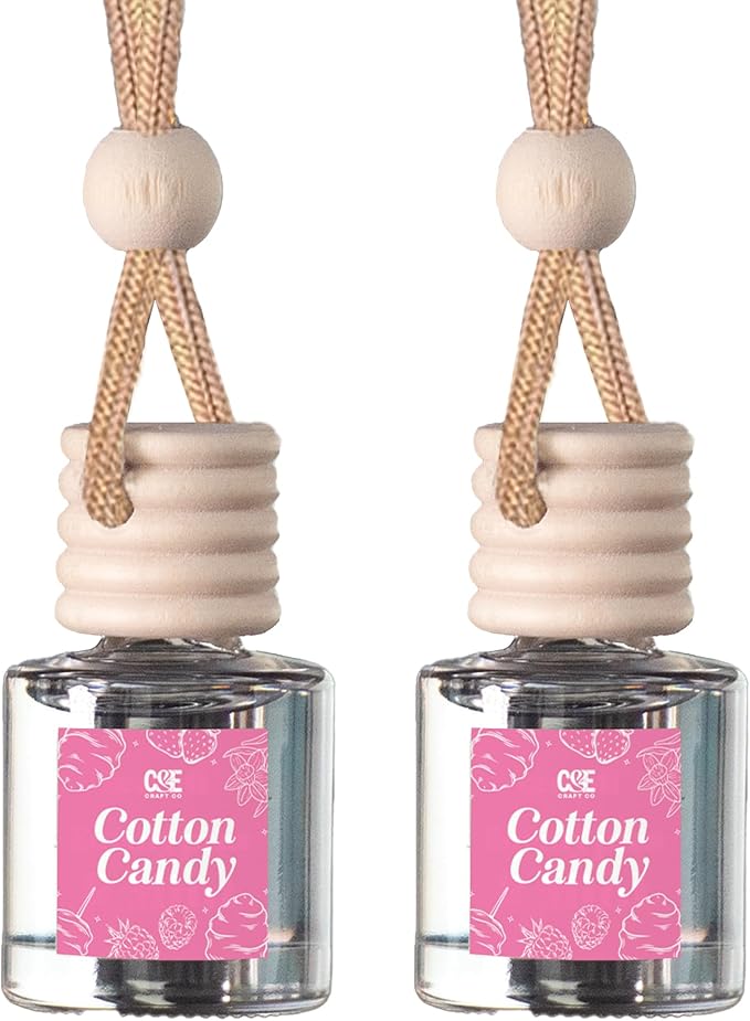 CANDECraftCo Car Air Hanging Fragrance Oil, Car Auto Freshener for Essential Oils, Scents Fragrance Aromatherapy Automobile D