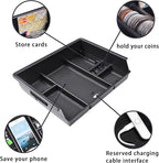 EDBETOS Center Console Organizer Tray Compatible with 2014-2018 Chevy Silverado/GMC Sierra 1500 Accessories 2015-2019 Silverado/Sierra 2500HD/3500HD Compartment Storage,Full Console w/Bucket Seat ONLY
