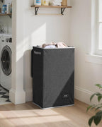 SOLEDI Laundry Hamper with Lid 90L Large & Tall Collapsible Laundry Basket, Clothes Hamper with Bag Removable Easy to Carry, 