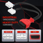Autel Original TCAN003 Splitter Diagnostic Cable for Tesla Model 3, Y, S, X, 20 Pin + 12 Pin to 16 Pin OBDII Adapter OBD2