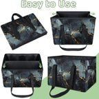 Reusable Grocery Bag Foldable Shopping Tote Bag with Handles Reusable Shopping Bags Large Kitchen Grocery Bags