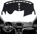 KEYOOG Dashboard Cover Dash Mat Fit for Fo-rd Escape 2019-2013 (Without HUD Models),Car Dash Board Mat Anti-Glare Carpet,Non-