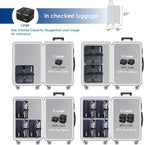 Grand Fusion Stow-N-Go Packing Organizer for Luggage, Portable Hanging Travel Shelves, Carry-On Closet, Hanging Packing Cubes