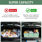 Easter Eggs Reusable Grocery Bags Large Shopping Tote Bag with Reinforced Bottom Board, Water Resistant Foldable Storage Bags