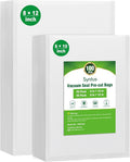 Syntus Vacuum Sealer Bags, 100 Quart 8" x 12" and Pint 6" x 10" Commercial Grade PreCut Bag, BPA Free Food Vac Bags for Stora