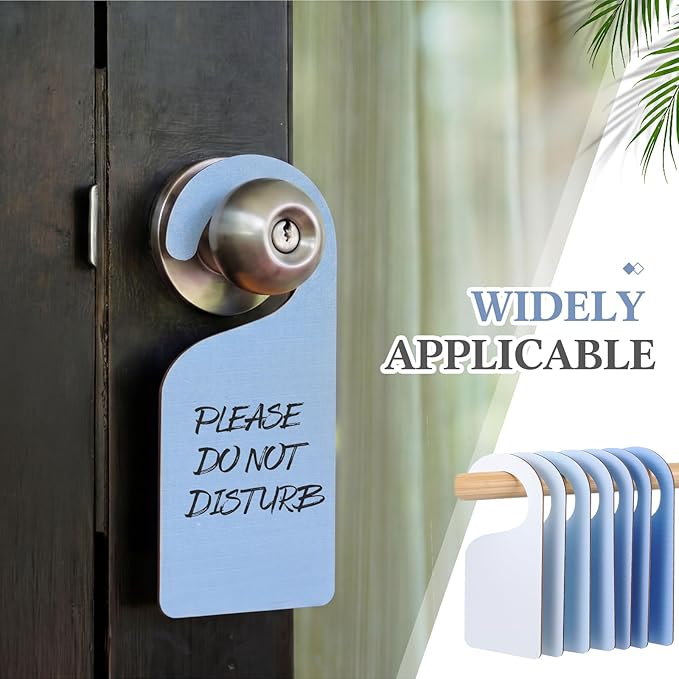 Patelai 14 Pcs Blank Wooden Clothing Rack Divider with Marker Pen Closet Blank Organizers Hanger Separators Hanging Closet Di