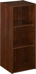 ClosetMaid Stackable 3-Shelf Storage Organizer, Dark Cherry