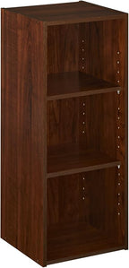 ClosetMaid Stackable 3-Shelf Storage Organizer, Dark Cherry