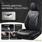 Coverado Car Seat Covers, Front Covers for Cars, Car Seat Cover Front Seats, Automotive Seat Cover, Waterproof, Leather Car S
