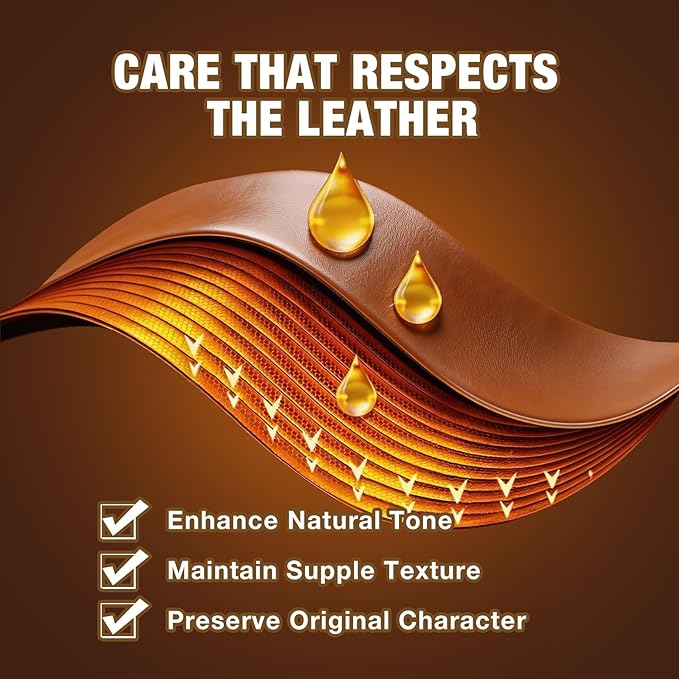 Leather Conditioner & Repair Cream: Leather Cleaner and Conditioner for Car Seats and Interiors - Repair Conditioning Salve f