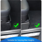 GEEDAR Under Seat Storage Box Organizer for Tesla Model Y (1 pack), Upgraded ABS + TPE Double Layer Hidden Storage Box, Washable Underseat Storage Organizer fit Tesla Model Y Accessories 2021-2024