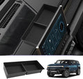 LUWU Dashboard Center Console Organizer Compatible with 2022 2023 2024 2025 2026 GMC Hummer EV Accessories 2025 2026 Hummer EV Center Console Organizer Armrest Organizer Insert Tray (Black)