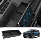 LUWU Dashboard Center Console Organizer Compatible with 2022 2023 2024 2025 2026 GMC Hummer EV Accessories 2025 2026 Hummer EV Center Console Organizer Armrest Organizer Insert Tray (Black)