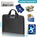 Accordion File Organizer with Combination Lock,Fireproof Expanding File Folder with Multi Pockets,13 Pockets Document Organiz