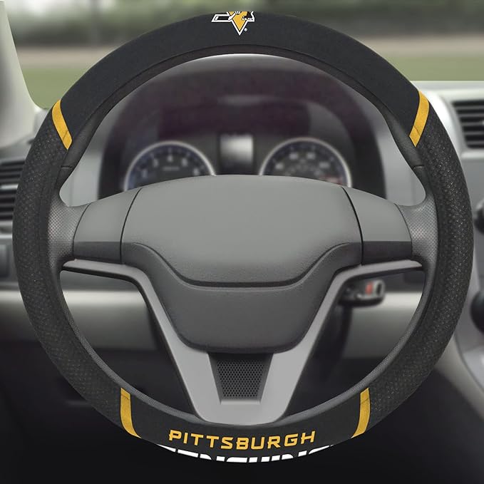 FANMATS NHL Unisex-Adult Steering Wheel Cover