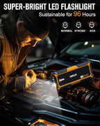 GOOLOO 4000A Peak Car Jump Starter 12V Auto Battery Booster SuperSafe Lithium Jump Box for All Gas, Up to 10.0L Diesel