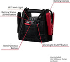 Schumacher Electric 600A Car Battery Jump Starter and Portable Power Station, 3-in-1 Solution, 12V DC Outlet, for 12V Power
