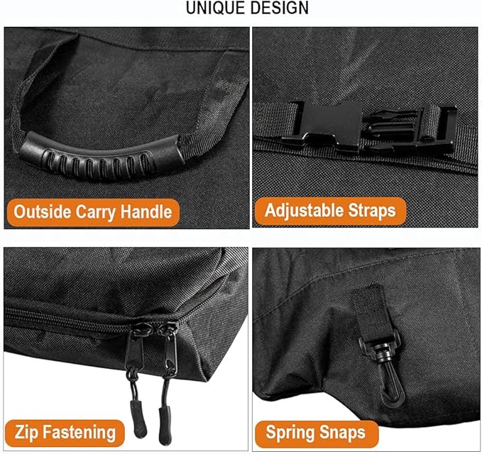 Hard Top Freedom Top Panels Storage Bag for All 2007-2025 Jeep Wrangler JK JKU JL JLU Sports Sahara Freedom Rubicon Unlimited Gladiator JT 2 and 4 Doors