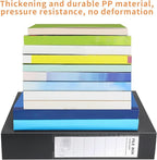 HUA JIE 2 Pack A4 Storage File Boxes Archives Case,65mm Spine,Box File Document Storage Box with Metal Clip for Office School