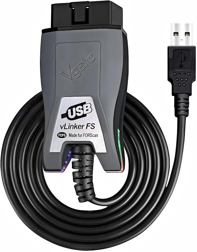 Vgate vLinker FS OBD2 USB Adapter for FORScan HS/MS-CAN Auto Switch