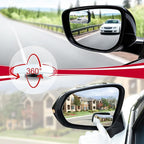 LivTee Blind Spot Mirror, Rectangle Shaped HD Glass Frameless Convex Rear View Mirror with wide angle Adjustable Stick for Cars SUV and Trucks, Pack of 2