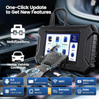 MUCAR CS6 OBD2 Scanner Diagnostic Tool, Engine Transmission BCM Car Scanner, ABS Code Reader, SRS TPMS Scan Tool, 7 Reset