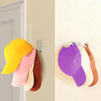Durmmur 2 Pack Hat Racks for Baseball Caps, Acrylic Hat Organizer, Hat Hooks for Wall, Hat Holder Storage Organizer, Hat Hang