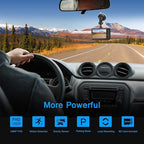 Dash Cam Front with 32G SD Card, BOOGIIO 1080P FHD Car Driving Recorder 3'' IPS Screen 170°Wide Angle Dashboard Camera Alumin