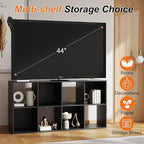 Sweetcrispy 8 Cube Storage Organizer - Open Cube Bookshelf with 4 Removable Back Panels, Display Storage Bookcase for Living 
