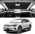 Custom Fit Windshield Sun Shade for VW ID.4 2021-2026, Blocks UV & Heat, Front Window Sunshade Accessorie, Easy Fold & Store Keep Your Car Cooler