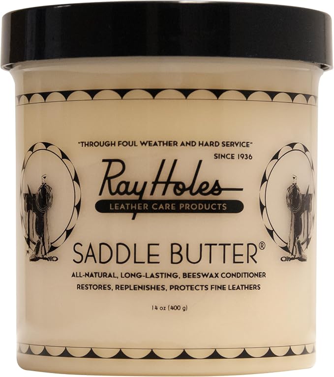 Ray Holes Saddle Butter, Ideal For Use on Saddles, Boots, Chaps, Gun Scabbards, Luggage, Holsters, Bridles and Tooled Leather