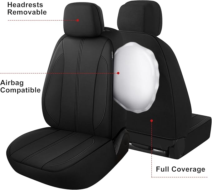 YGL Car Seat Covers for Full Seats,Waterproof Seat Covers for Cars,Durable Neoprene Car Seat Protectors,Interior Covers for C