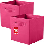 ShellKingdom Storage Bins, Foldable Fabric Storage Cubes And Cloth Storage Organizer Drawer For Closet And Toys Storage, 13 X