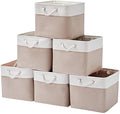 13×15×13 Inch Storage Cubes,6 Pack Cube Storage Bins for Shelves,Fabric Collapsible Storage Bins with Handles, Foldable Stora