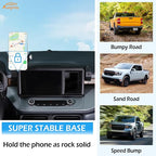 Aunginsy Dashboard Phone Mount Compatible with Ford Maverick 2022-2024, 8-inch Navigation Screen Upper Panel Fixed Clip 360° Rotation Mobile Phone Holder for Most Cell Smartphone Bracket Accessories