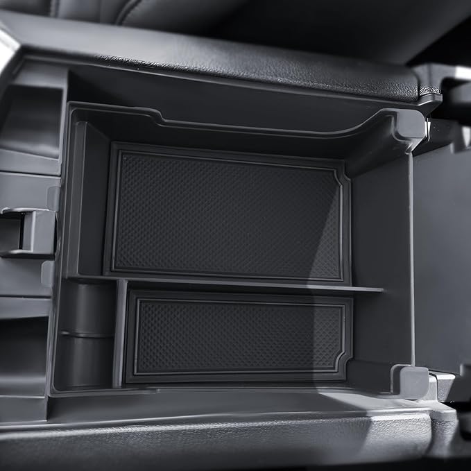for Ford Edge Center Console Organizer Ford Edge 2021-2024 2025 Accessories Armrest Tray Middle Storage Box Insert Container Durable ABS Plastic