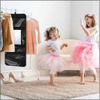 Hanging Toiletry Bag with Mirror for Men Women Travel Kit Large Foldable Beauty Dance Makeup Bag Organizer Storage Waterproof