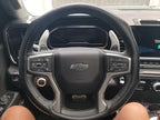 Quick Install Sporty Carbon Fiber Pattern Steering Wheel Cover Universal fit 14½ to 15 inches Car Sendan Coupe SUV Pickup 14.5 to 15