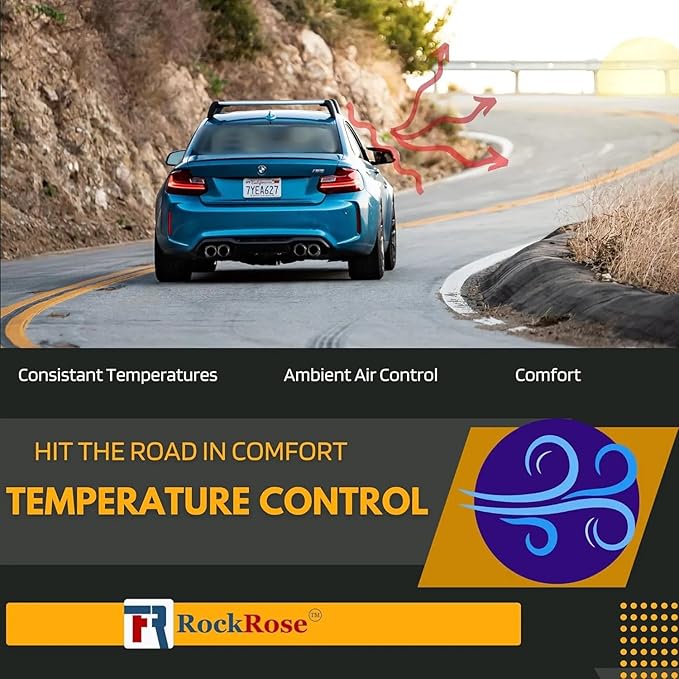 RockRose 20% Car Window Tint 20 in x 100FT 1PLY Carbon Charcoal Privacy Film Heat, UV, and IRR Block Tint for Cars or Home Adhesive Film Easy Shrink, Plotter Friendly Pro Grade