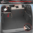 Floor Mats Compatible with 2024 2025 2026 Toyota Land Cruiser/Lexus GX550 Overtrail 5 Seats Cargo Mat Cargo Liner Trunk Liner Land Cruiser Accessories (Floor Mats+Trunk Mat+Backrest Mats)