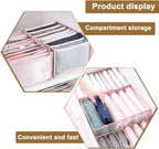 3PCS Wardrobe Clothes Organizer - Foldable Closet Drawer Organizer for Clothes, Portable Closet Organizers and Storage Bins, 