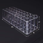 FAJ Eyeshadow Palette Lipgloss Organizers, Acrylic Makeup Holder for Vanity, Drawer Storage, Cosmetics Pallets Countertop Cle