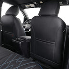 EKR Custom Fit Tacoma Rear Car Seat Covers for Select Toyota Tacoma (Petrol) 2024 2025 2026 Double cab SR,SR5,TRD Sport,TRD O
